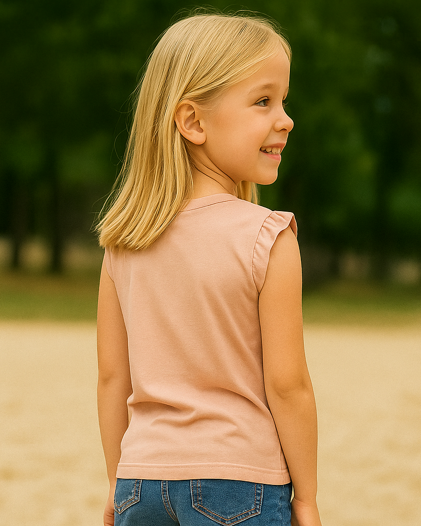 camiseta rosa de niña studio f camiseta rosa de niña studio f