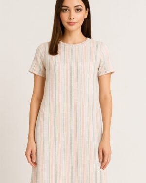 vestido de rayas verticales studio f