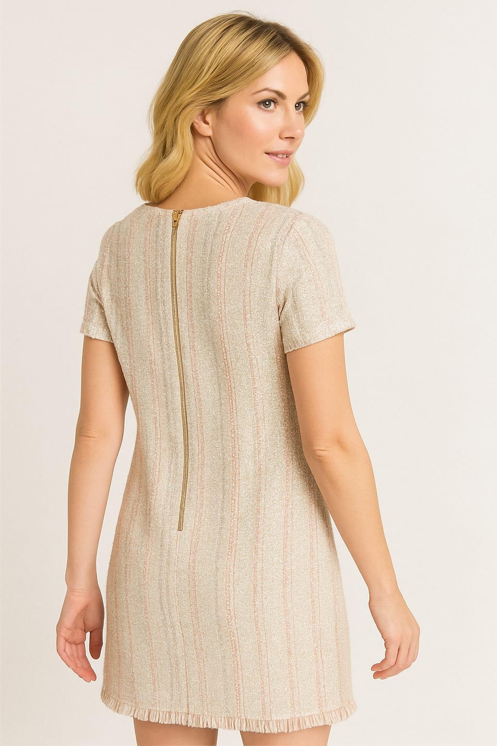 vestido de rayas verticales studio f vestido de rayas verticales studio f